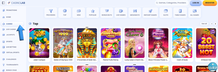 CasinoLab spellen