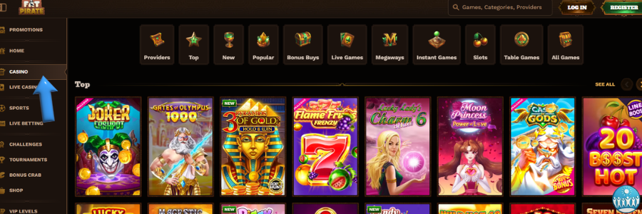 Fat Pirate casino spellen