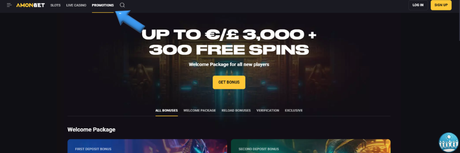 Amonbet casino bonus
