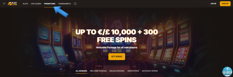 Slot Lair casino bonus