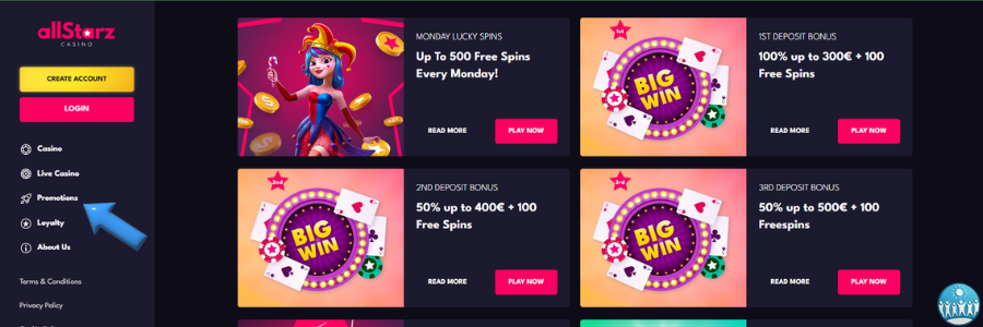 AstroZino casino bonus